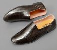 Bright men's beanie shoes Soft leather loafers slip-on casual shoes Fashion comfortable men's shoes