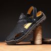 Men's summer new plus-size casual handmade sandals fashion flip-flops 38-48