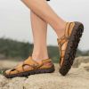 Men's summer new plus-size casual handmade sandals fashion flip-flops 38-48