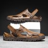 Men's summer new plus-size casual handmade sandals fashion flip-flops 38-48