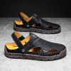 Men's summer new plus-size casual handmade sandals fashion flip-flops 38-48
