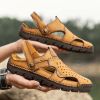 Men's summer new plus-size casual handmade sandals fashion flip-flops 38-48