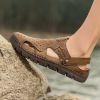 Men's summer new plus-size casual handmade sandals fashion flip-flops 38-48