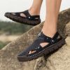 Men's summer new plus-size casual handmade sandals fashion flip-flops 38-48