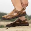 Men's summer new plus-size casual handmade sandals fashion flip-flops 38-48